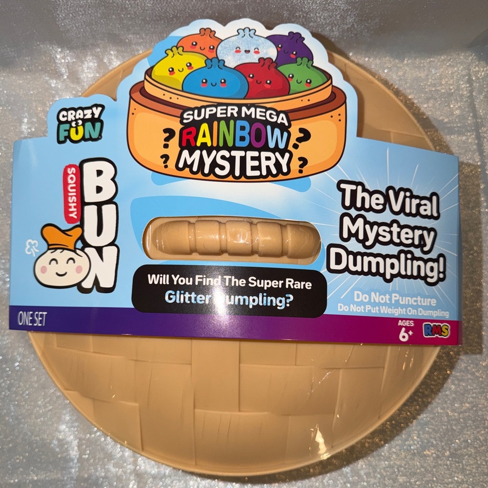 Free Shipping! - Super Mega Rainbow Mystery Squishy Bun Viral Mystery Dumpling